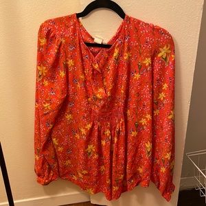 Pink blouse from the Gap in size Large